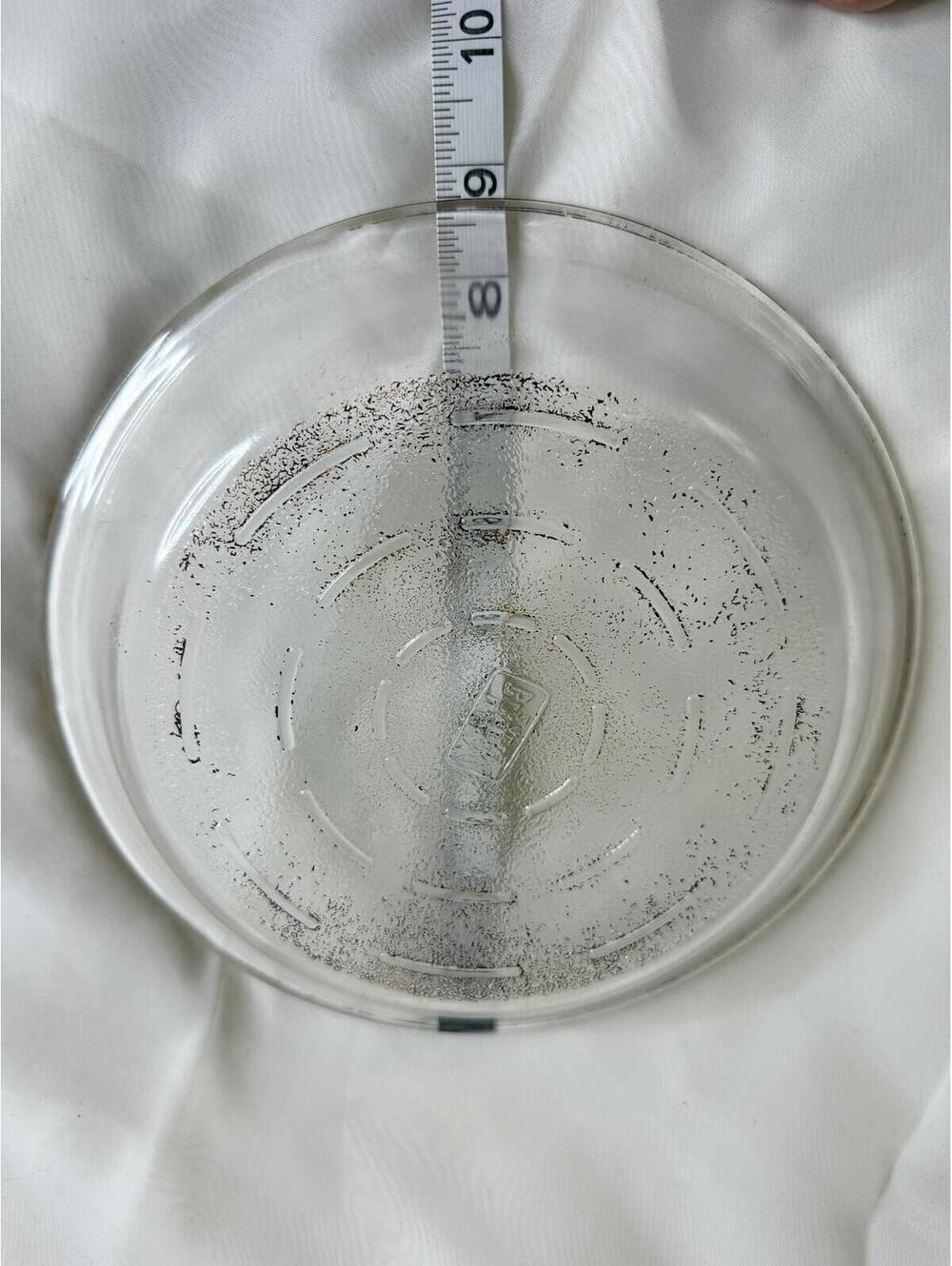 Vintage Glasbake 245-2 Clear Glass Pie Plate 9” Oven Bakeware Made in USA